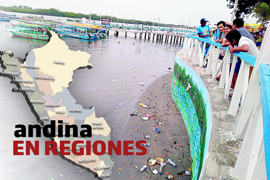 Andina en Regiones: recogen dos toneladas de plásticos en Puerto Pizarro